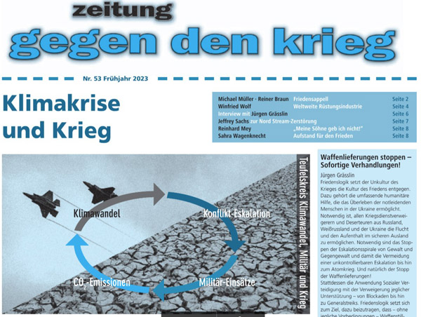 OSTERMARSCH UND ZEITUNG GEGEN DEN KRIEG