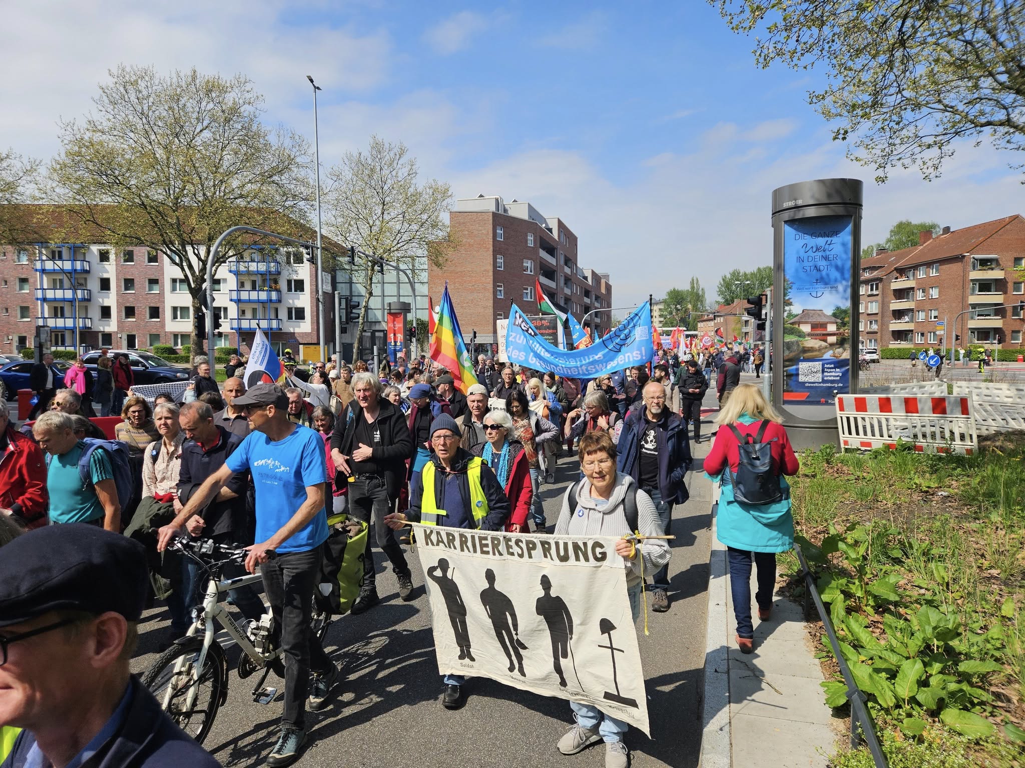 Ostermarsch in Hamburg 2025
