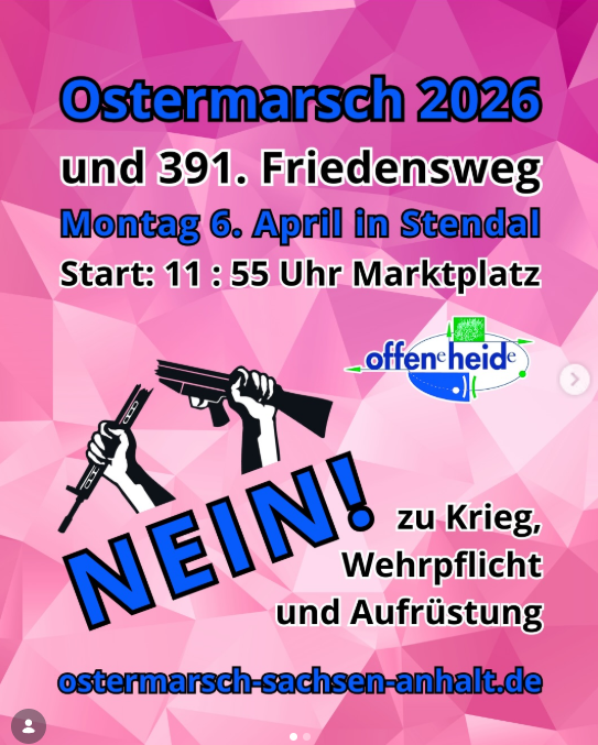 Ostermarsch in Stendal