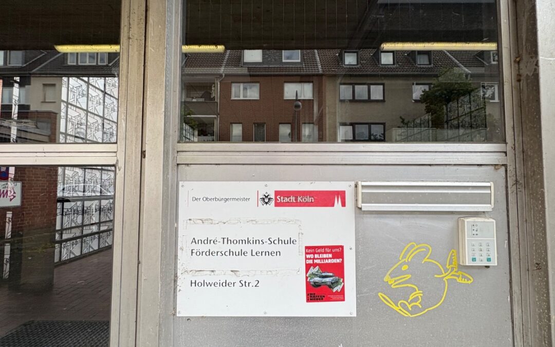 Markierung Andre-Thomkins Schule